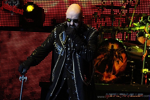 Rob Halford with Judas Priest in France