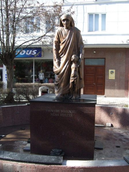 Mother Teresa Monument in Prishtina, Kosovo