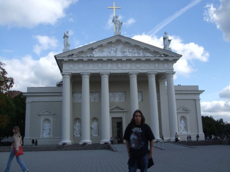 MT at the Vilnius cathedral