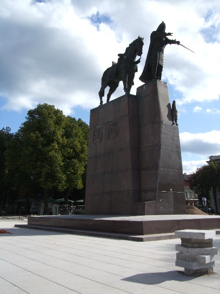 Vilnius Duke Gediminas statue