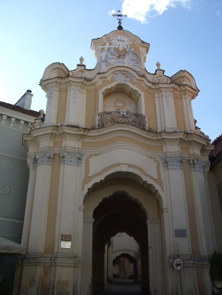 The gates of the Church Of the Holy Trinity, Vilnius