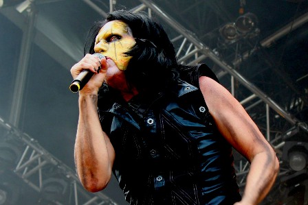 Lizzy Borden on stage at the Hellfest Open Air