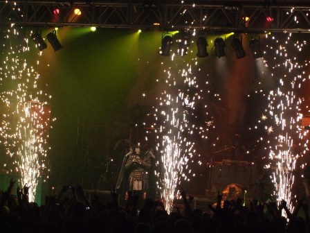 Pyro with Lordi - Filderstadt, Germany - February 6 2009