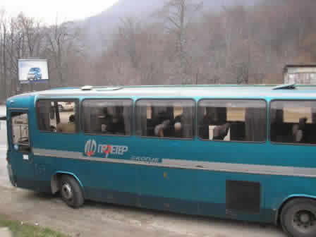 Bus ride from Skopje to Ohrid