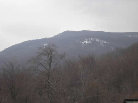 Mountains in Macedonia, picture from the bus