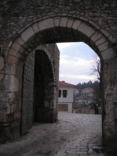 The Upper Gate of Ohrid's Fortress, Macedonia