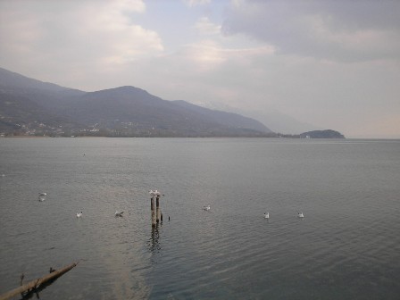 The shores of Lake Ohrid, Macedonia