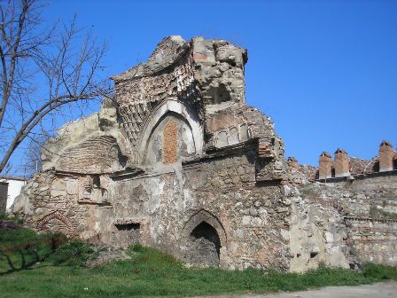 Ruin of an old Turkish building in Skopje, Macedonia