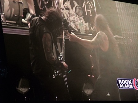 Machine Head from the TV screens in Wacken