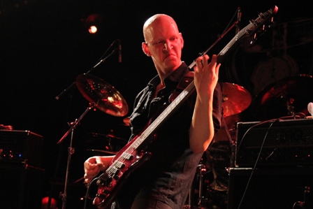 Or Lubianiker on bass with Marty Friedman