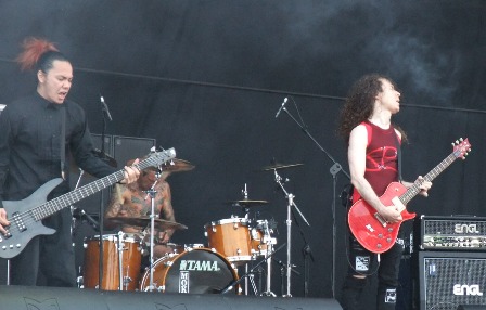 Ryota and Jeremy Colson and Marty Friedman in Monza - June 27 2009