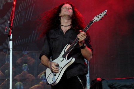 Chris Broderick live with Megadeth at the Sonisphere France