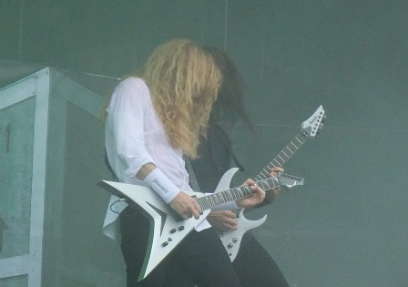 A great guitar duo: Chris Broderick and Dave Mustaine