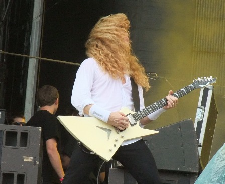 Dave Mustaine live at Tuborg Green fest in Bucharest