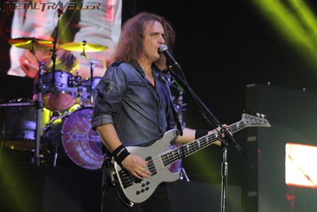 David Ellefson with Megadeth in Colombia