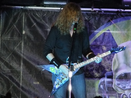 Dave Mustaine from Megadeth at the Polideportivo Envigado in Medellín Colombia