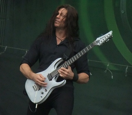 Chris Broderick from Megadeth live at Romexpo in Bucharest