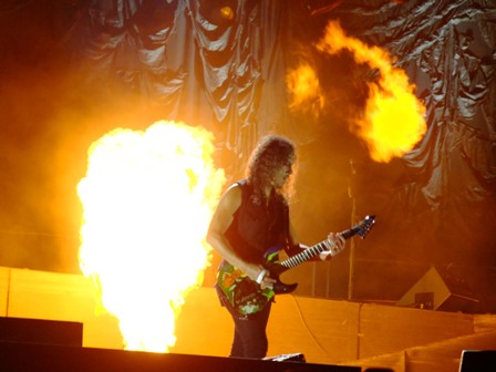 Kirk Hammett from Metallica in Werchter - July 5 2009