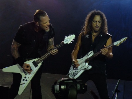 James and Kirk from Metallica in Werchter - July 5 2009