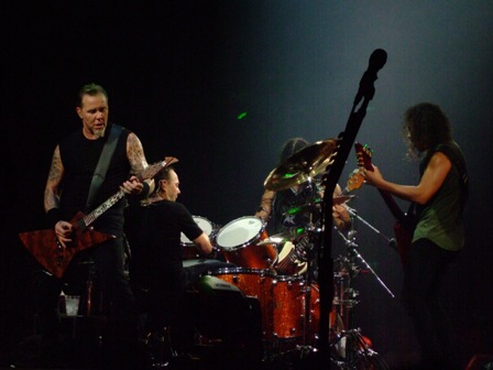 James, Lars, Robert and Kirk - Metallica in Vienna