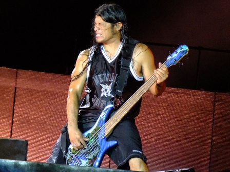 Robert Trujillo from Metallica in Werchter May 2009