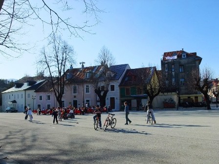 Balšića pazar, Cetinje's main square