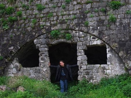 Metal Traveller at Kotor Fortress, Montenegro