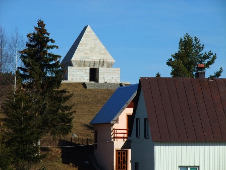 The Monument for the Victims of Fascism, or Spomenik Zrtvama Fasizma na Zabljaku in Žabljak in Montenegro