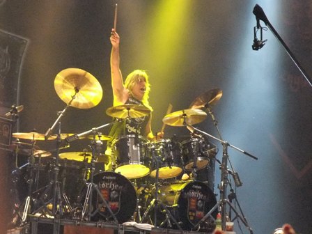 Mikkey Dee on drums with Motörhead in Wacken