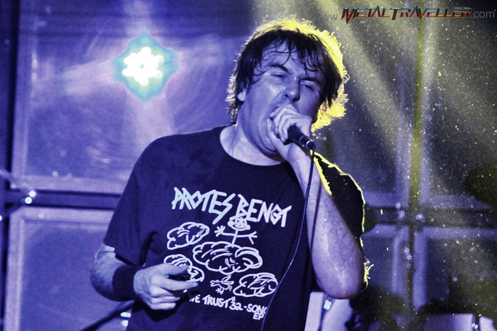 Barney Greenway from Napalm Death live in Bogotá