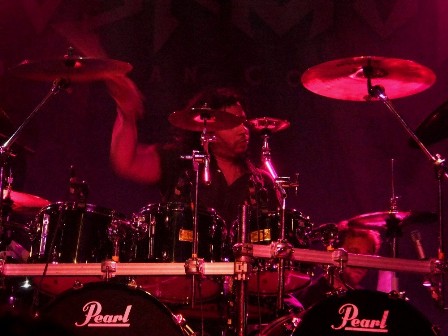 Van Williams on drums - Nevermore live in Paris France