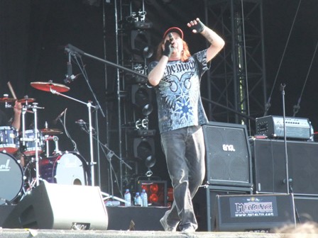 Thomas Bredahl and Anders Kjølholm from Nevermore in Wacken - July 31 2009