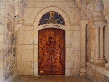 Gate of the Franciscan Monastery at the Church of The Nativity, Bethlehem