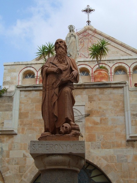 St Hyeronymus at the Church Of St Catherine, Bethlehem