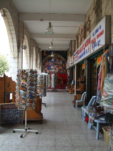 Souvenir shops in Bethlehem