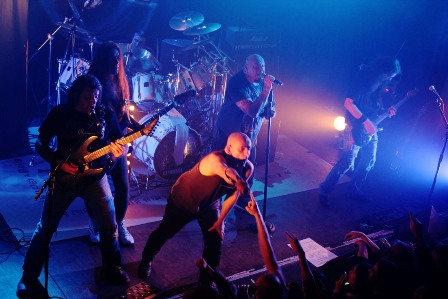Stéphane Graziani duet with Paul DiAnno - Coverslave live in Paris