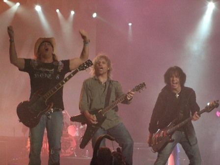 Bret Michaels, C.C. Deville and Bobby Dall from Poison - Sweden Rock Festival - June 7 2008