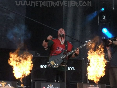 Chuck Billy and Paul Bostaph from Rage live at Wacken Open Air