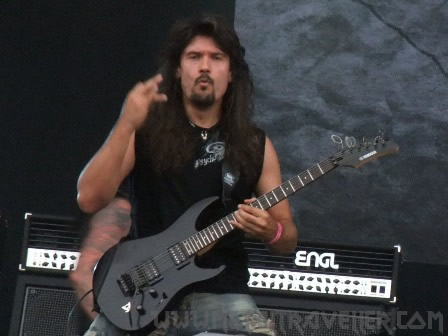 Chuck Billy and Paul Bostaph from Rage live at Wacken Open Air