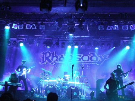 Rhapsody Of Fire live - Alex Staropoli, Luca Turilli, Alex Holzwarth, Patrice Guers and Dominique Leurquin