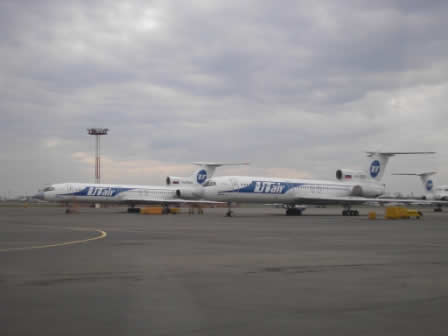 2 UTair Tupolev TU-154 at Vnukovo Airport