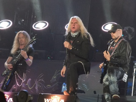 Doug Scaratt, Biff Byford and Paul Quinn: Saxon