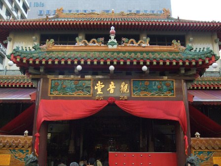 Kwan Im Thong Hood Cho Temple in Waterloo Street, Singapore