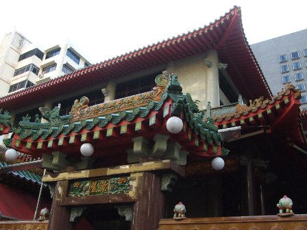 Kwan Im Thong Hood Cho Temple in Waterloo Street, Singapore