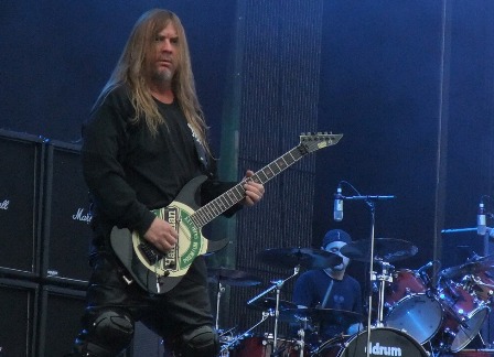 Jeff Janneman of Slayer in Bucharest