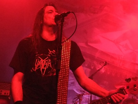 Tom Agelripper from Sodom live at the Dynamo in Eindhoven