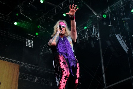 Michael Starr live with Steel Panther at Hellfest Open Air