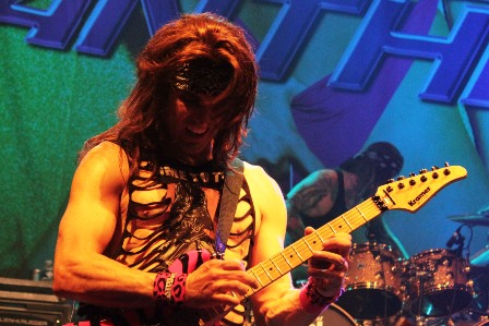 Satchel on guitars - Steel Panther live in Paris