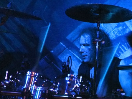 Jörg Michael on drums live with Stratovarius in Oberhausen