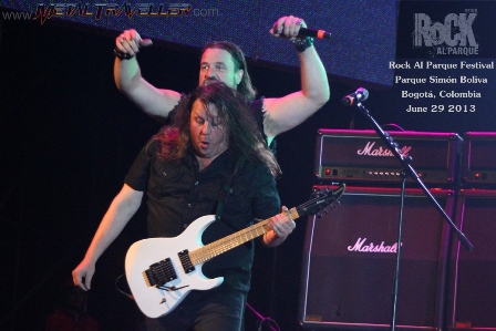 Russell Allen and Michael Romeo with Symphony X